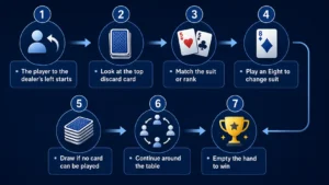 How to Play Crazy Eights Step by Step
